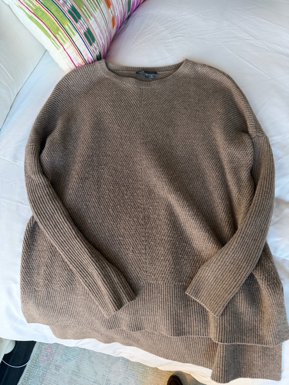 Vince Taupe Crewneck Sweater